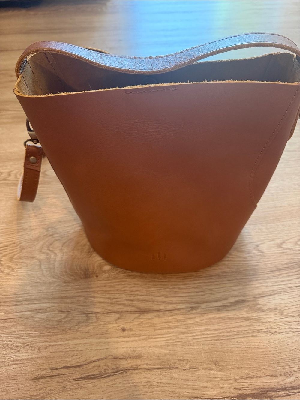 Portland Leather Belle Bucket Bag, Large